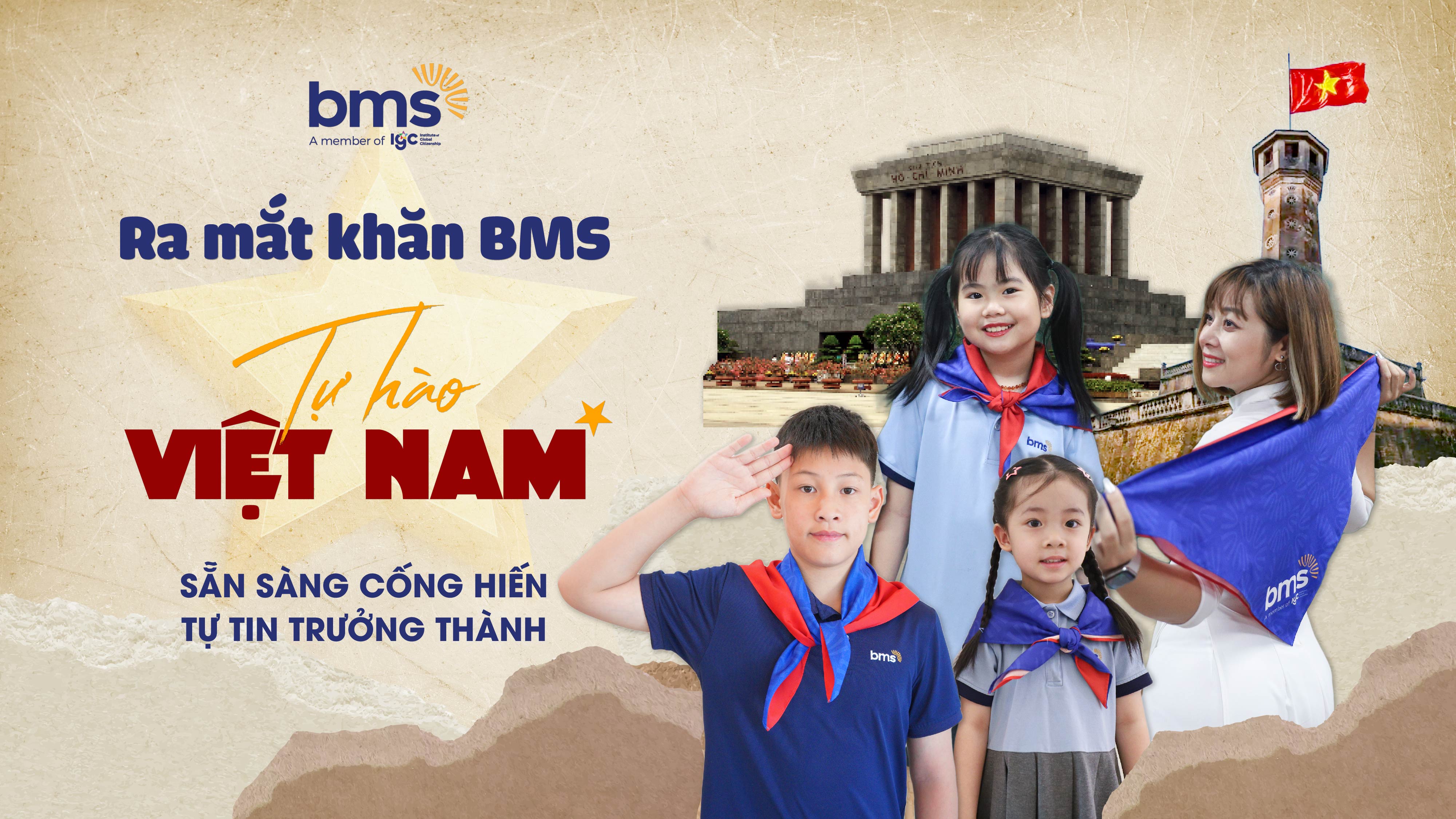BMS RA MẮT KHĂN “TỰ HÀO VIỆT NAM” – LAN TỎA TINH THẦN TẾT ĐỘC LẬP 2/9